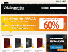 Tablet Screenshot of livraria.vidaeconomica.pt